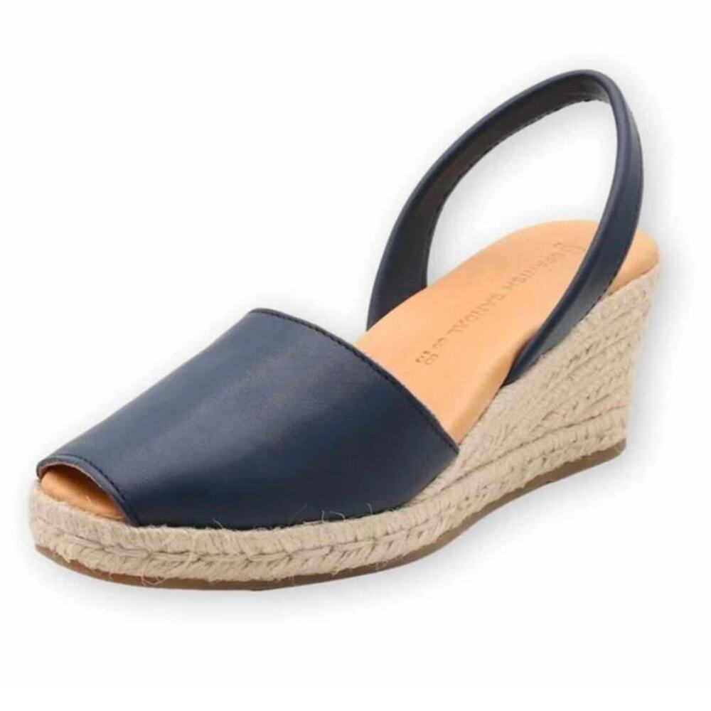 The Spanish Sandals Co Black espadrille wedges - Picture 2 of 8